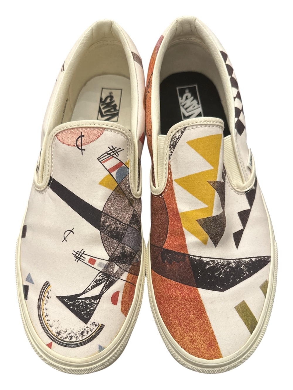 Vans Slip-On Sneakers with Abstract Multi-Color Graphic